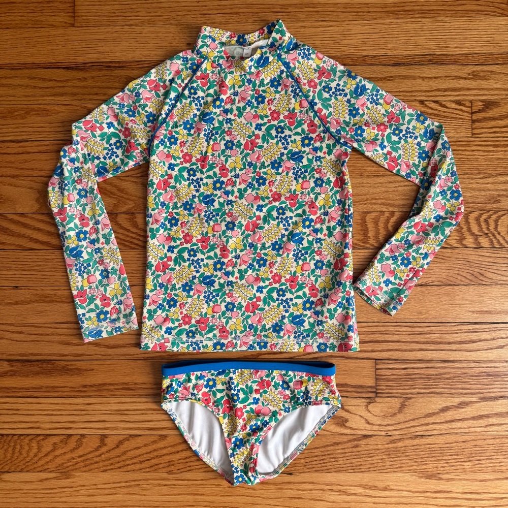 Mini Boden Bathing Suit (Bottoms 7-8; Top 8-9)
